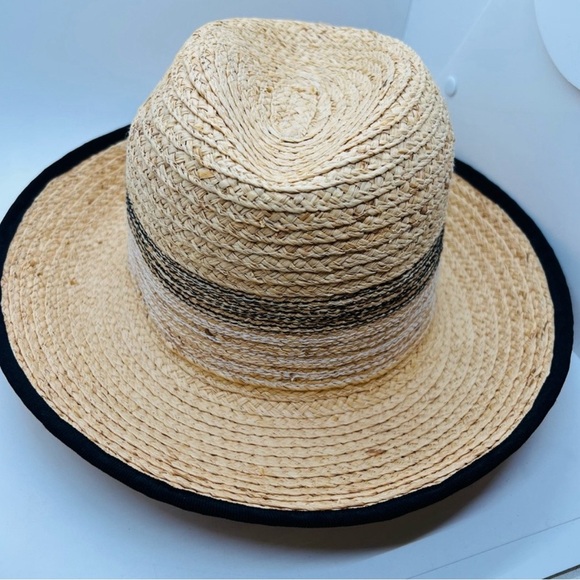 NWOT Jonathan Adler Fedora Straw Hat “Our Hats Make You Smarter” main image 4
